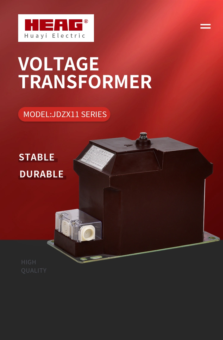 Jdzx11-10A Single Phase Potential Transformer 10kv Indoor Epoxy Resin Voltage Transformer