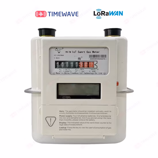 Lorawan Wireless Aluminum Steel Case Smart G2.5 Gas Meter